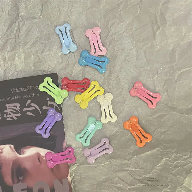 

50/100pcs Lovely Bones Dog Grooming Bows Wholesale Pet Card Holiday Supplies Pet Products Macron Basic Style Dog Accessories