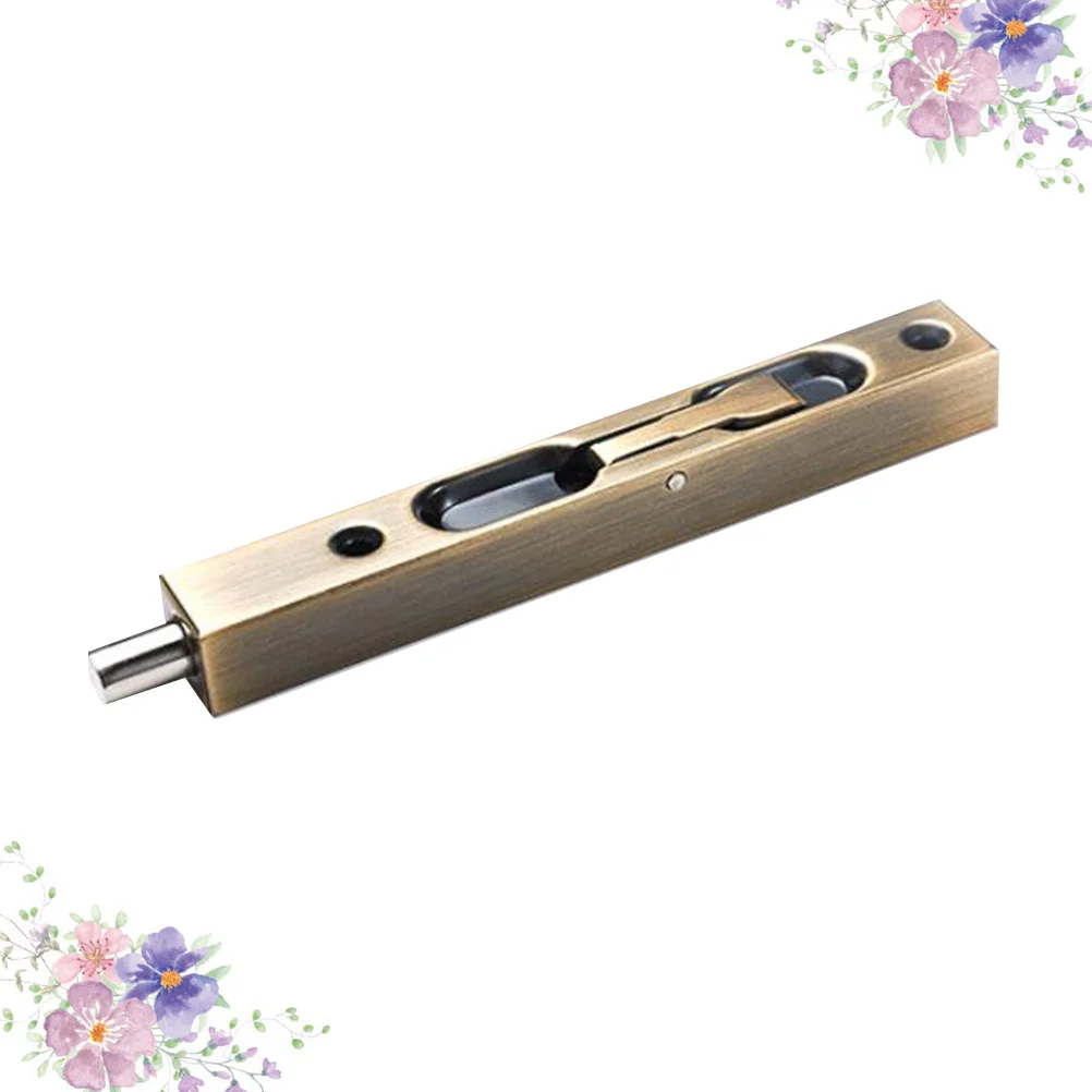 

Zinc Alloy Double Door Latch Invisible Bolt For Fire Door Security Lock Heavy Duty Square Catch Home Office Furniture