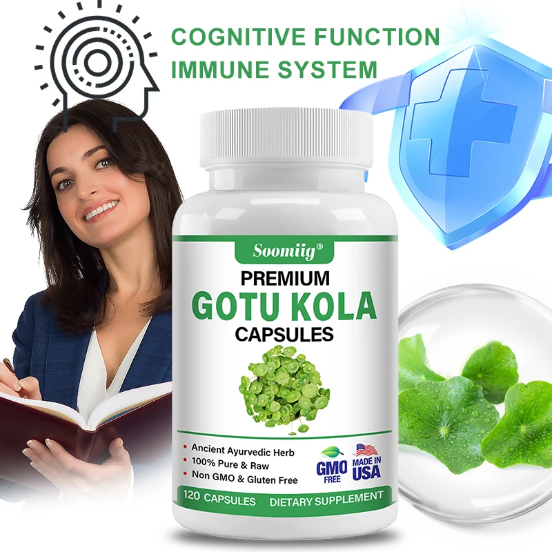 Soomiig Centella Asiatica Capsules Support Cognitive Function, Immune System, Skin Integrity