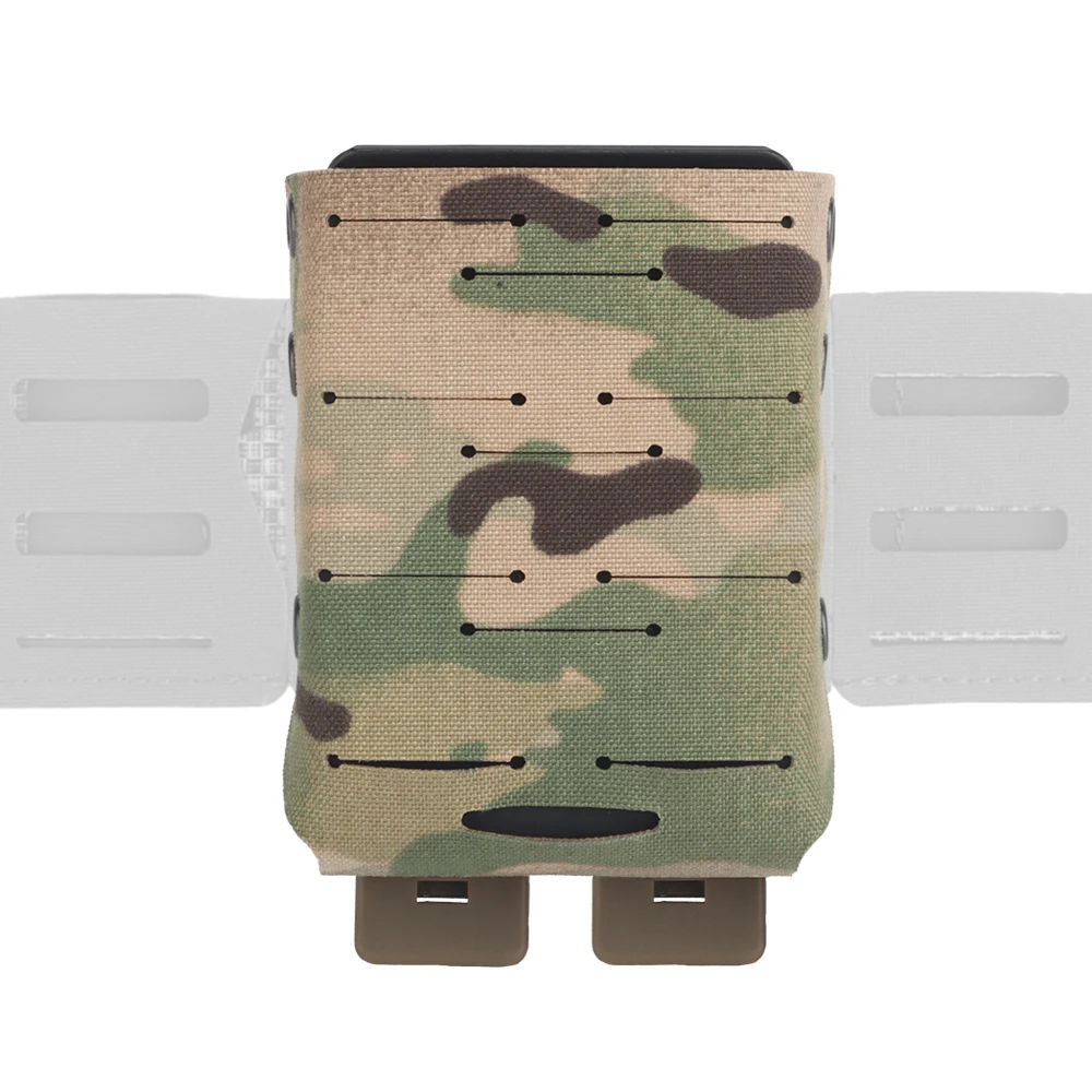 Tactical Lightweight Small 5.56/7.62 Magazine Pouch Built-in Nylon Support Holder for AR15 M4 Hunting Shooting Rifle Mag Pouch
