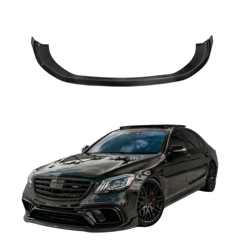 

Carbon Fiber B Style Front Bumper Lip For W222 S Class S63 S65 2017-2020