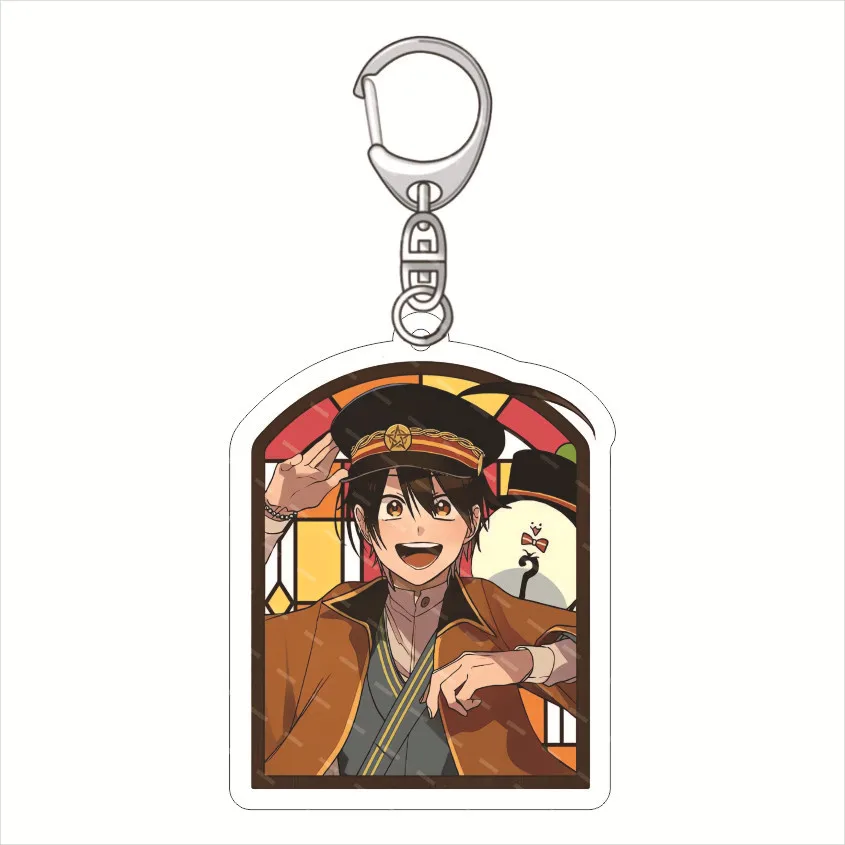 New teacher of Monster School acrylic keychain, Abe Seimei, Tsutsuka Douji acrylic pendant