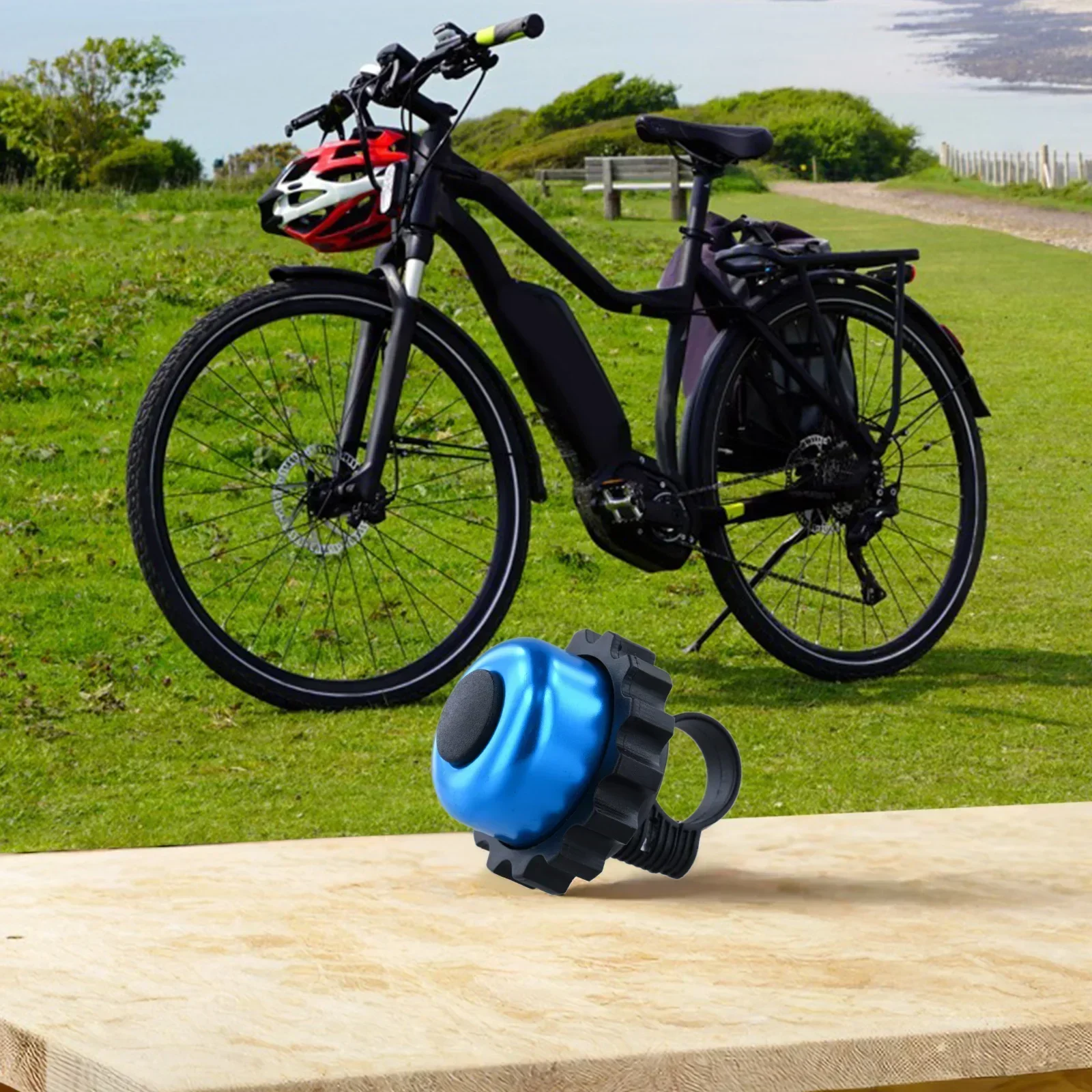 Drehbare Aluminium-Fahrradklingel mit Hoher Lautstärke für MTB, Roller und Fahrräder - Mini-Sicherheitswarnzubehör
