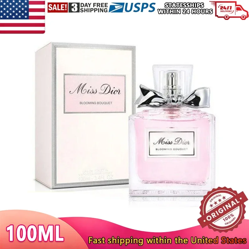100 مل عطر الورد رذاذ الجسم عطر خفيف يدوم طويلاً عطر للسيدات ماركة جديدة رومانسية تاريخ سحر فثق