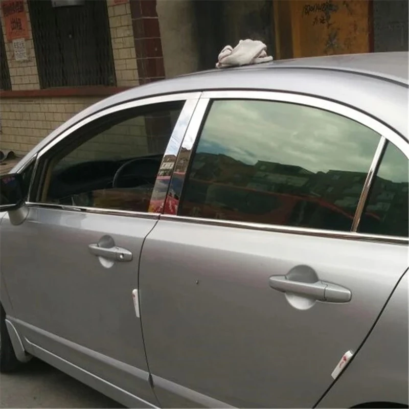 

WELKINRY для Honda Civic FA 8-го поколения 2006-2011, кузов, двери автомобиля, окно, центральная средняя стойка B, накладка на стойку