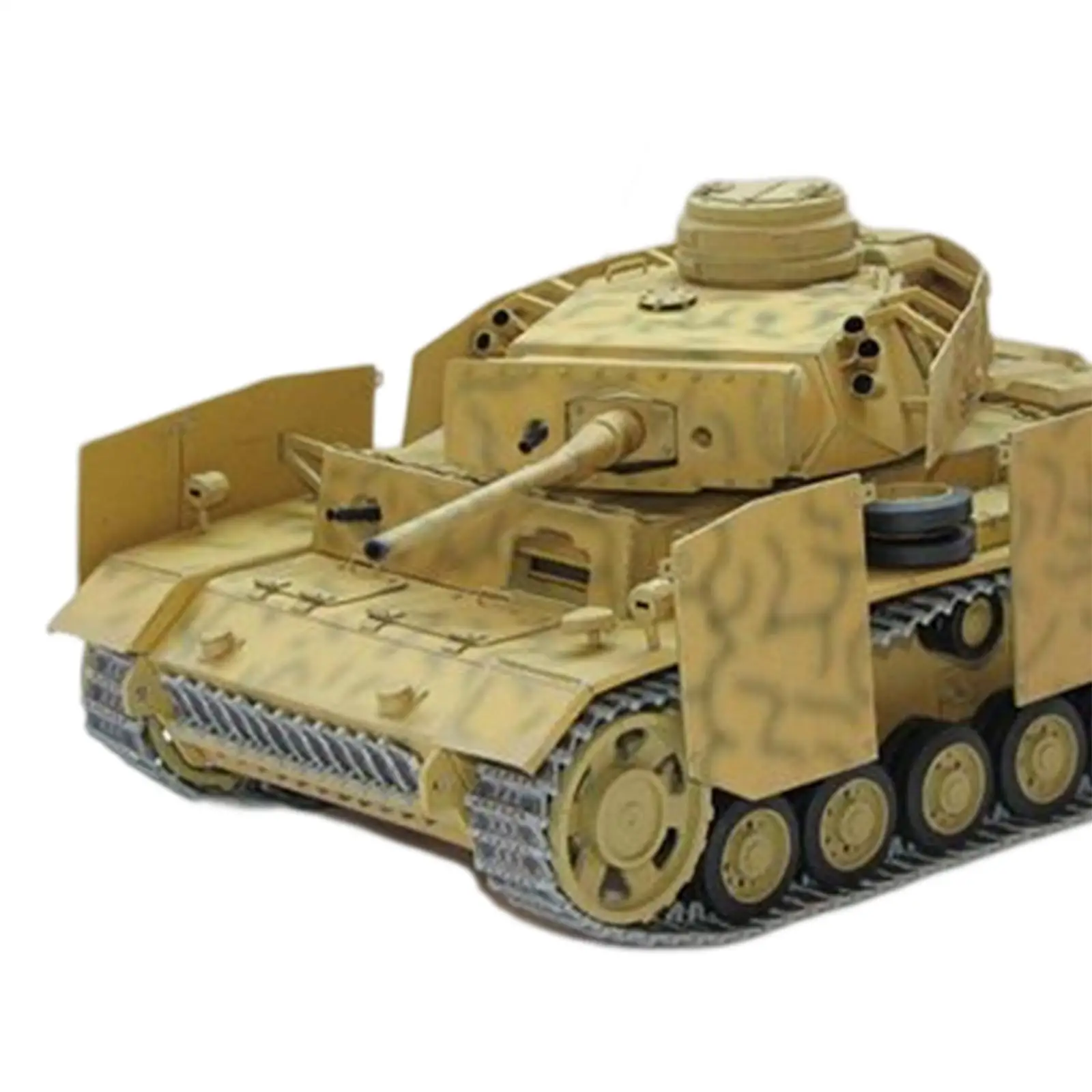 

1/25 Scale Static Tanks Decorative Gifts Paper Craft Collectibles Party Favors DIY Assemble 3D Puzzle for Teenagers Beginners