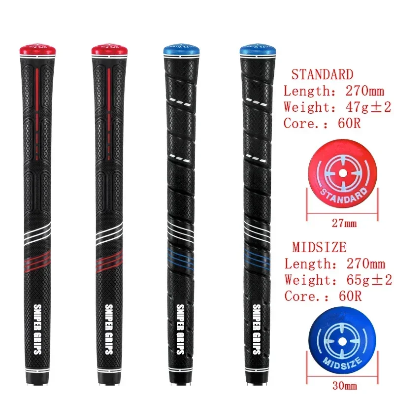 Golf Club Grip with Rubber Handle, GP Irons Driver, Wood Hybirds, Universal Accessories, High Quality