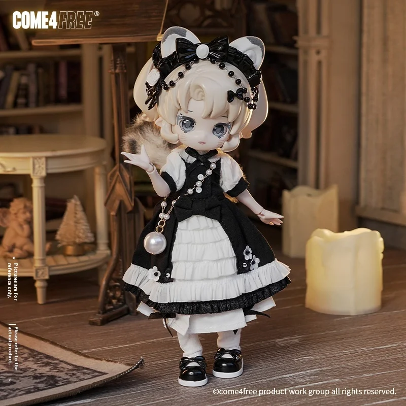COME4FREE Arroz Doce [Fantasy Forest] Boneca móvel de 12 pontos vestir-se boneca BJD caixa cega ornamento artesanal em estoque fofo