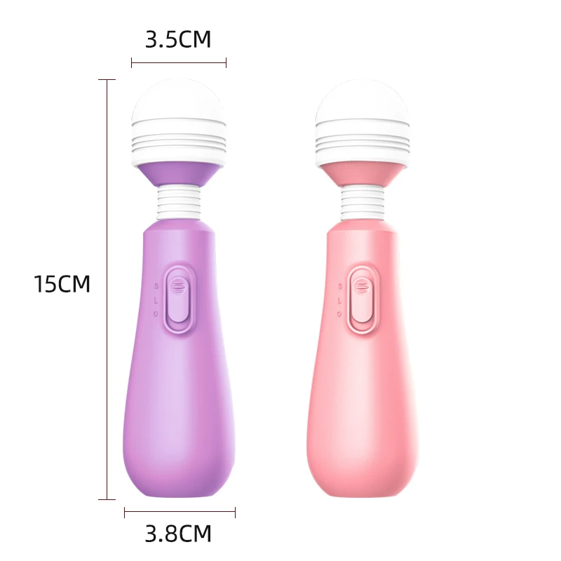 G-spotprostate Massager Adjustable Strong Vibration Clitoral Stimulator Massage Small AV Stick Adult Female Masturbator Sex Toys