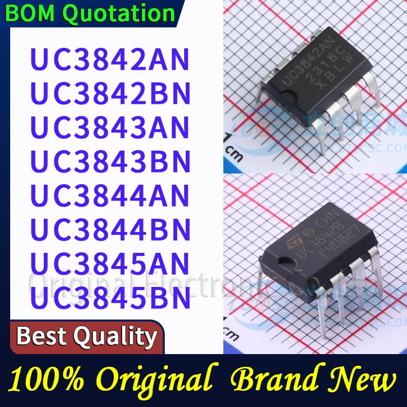 

5 шт./лот UC3842AN UC3842BN UC3843AN UC3843BN UC3844AN UC3844BN UC3845AN UC3845BN В наличии Оригинальные высококачественные компоненты