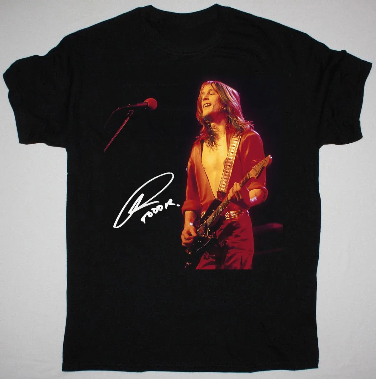 todd rundgren signature Black T Shirt For Men S 4XL YI138