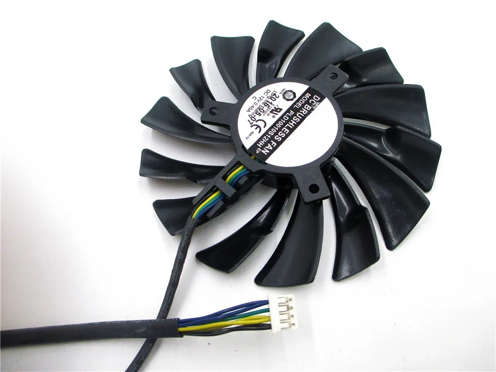 95MM PLD10010B12HH PLD10010S12HH Cooler Fan Para MSI Radeon R9 380 Armor 2X GTX 1060 1070 1080 TI RX 470 570 RX580 Cartão de jogos