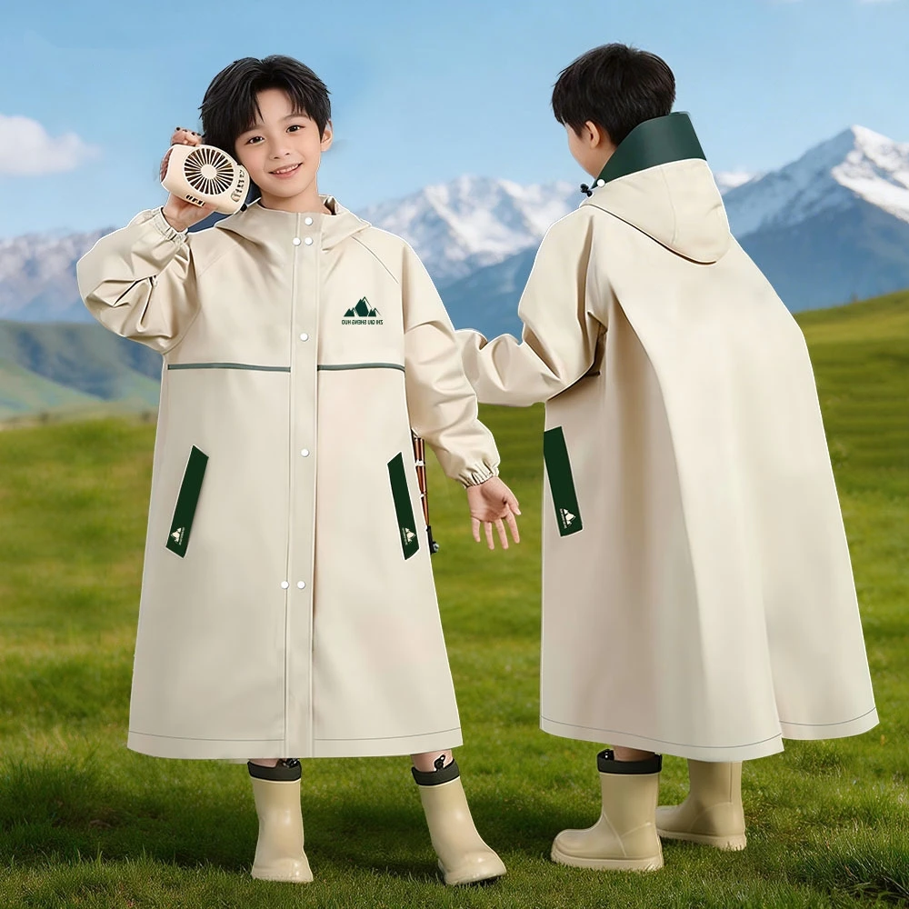 Full-Body Waterproof Raincoats for Boys And Girls Preschoolers & Elementary Students - Outdoor Protective Clothing Raincoat