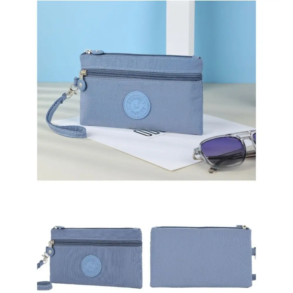 Portable Coin Purse Handbag Women Wallet Zipper Clutch Nylon Gifts Mobile Phone Bag Ladies view 3