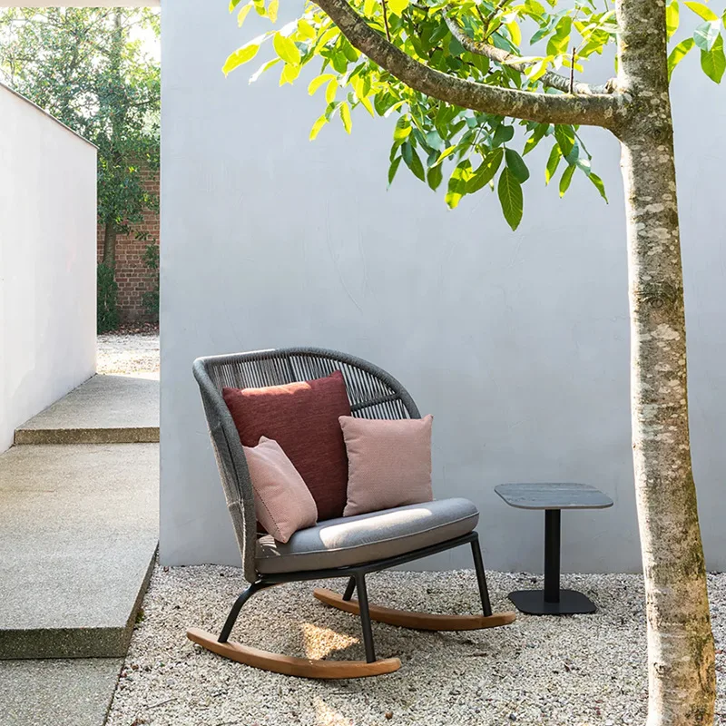Outdoor Sofa Leisure Chair Reclining Chair Rocking Chair Balcony Garden Courtyard B & B Hotel Outdoor