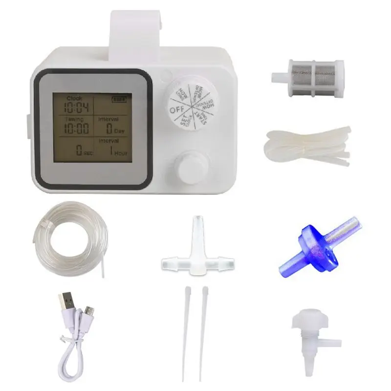 ABJT-Automatisches Bewässerungssystem für Topfpflanzen, Selbstbewässerungssystem mit verstellbarem Tropfer