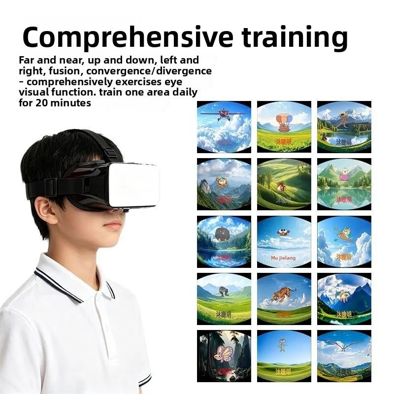 Intelligent EyeFlipper Training Device Far View Lens for Ciliary Muscle Workout Eye Exercise Tool for Strabismus Vision Training