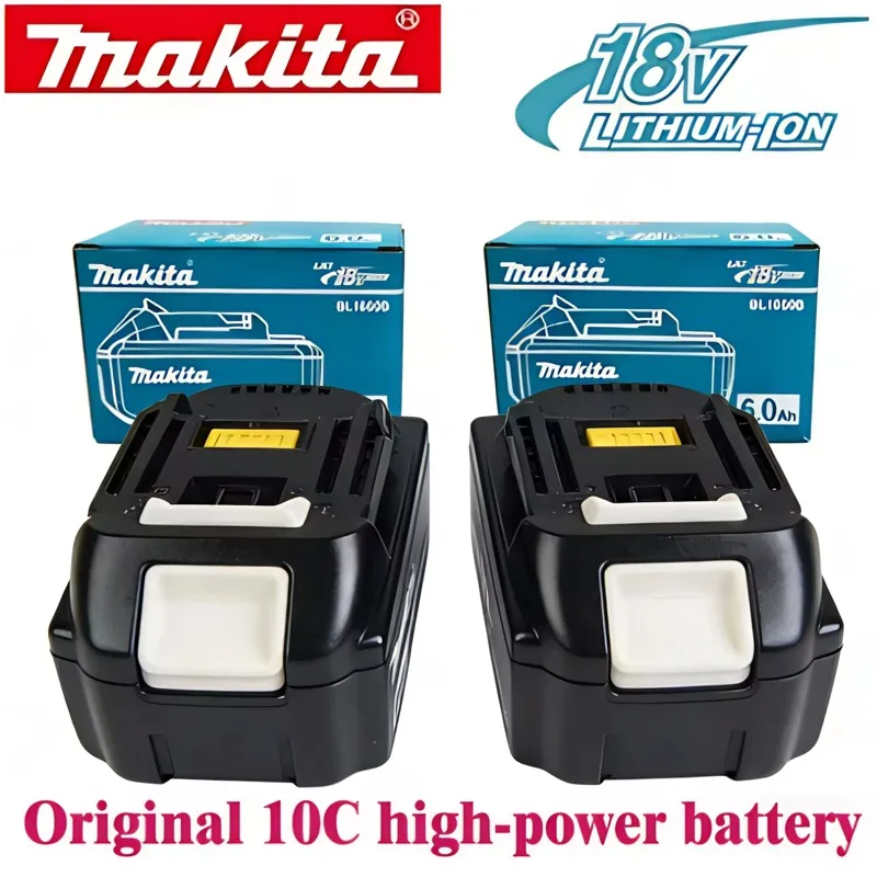 

Makita 18V 6.0 Rechargeable Lithium-Ion Battery ⭐️⭐️with LED Indicator, High Capacity for Makita Cordles ⭐️⭐️Power Tool Battey
