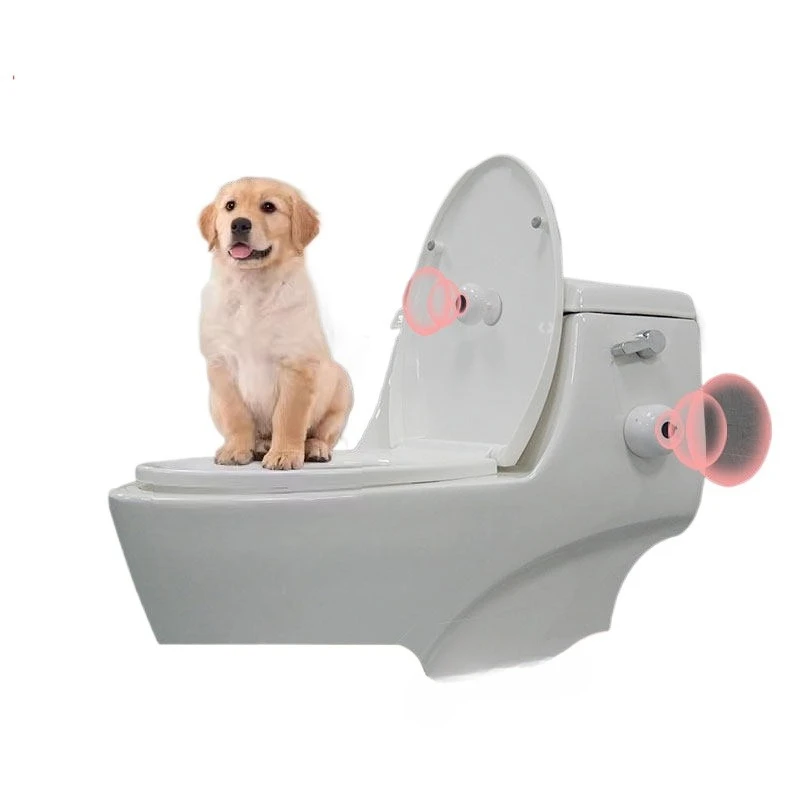 New Wireless Flush Sensor, Special for Pet Toilets, Auto Flush Induction When Leaving Seat, Pull Rod Version