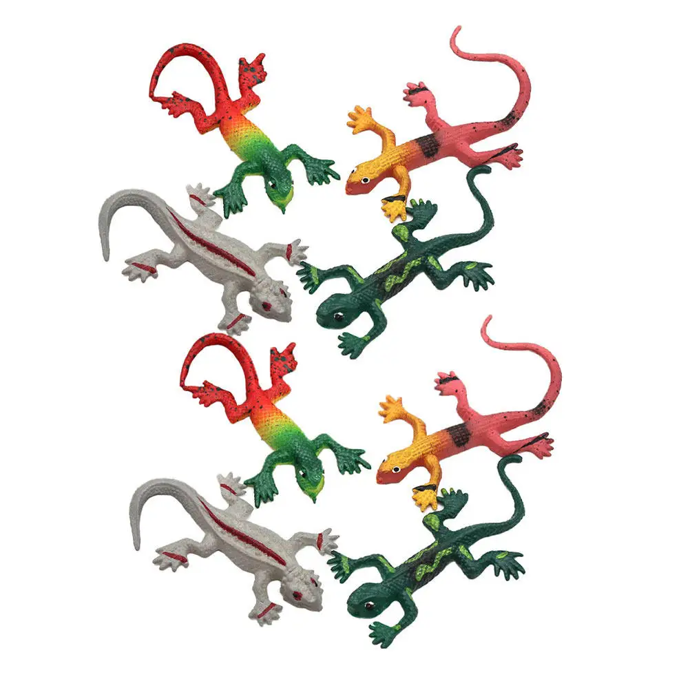 

Набор из 8 фигурок рептилий: игрушки-модели ящериц, имитационные мини-фигурки для детей