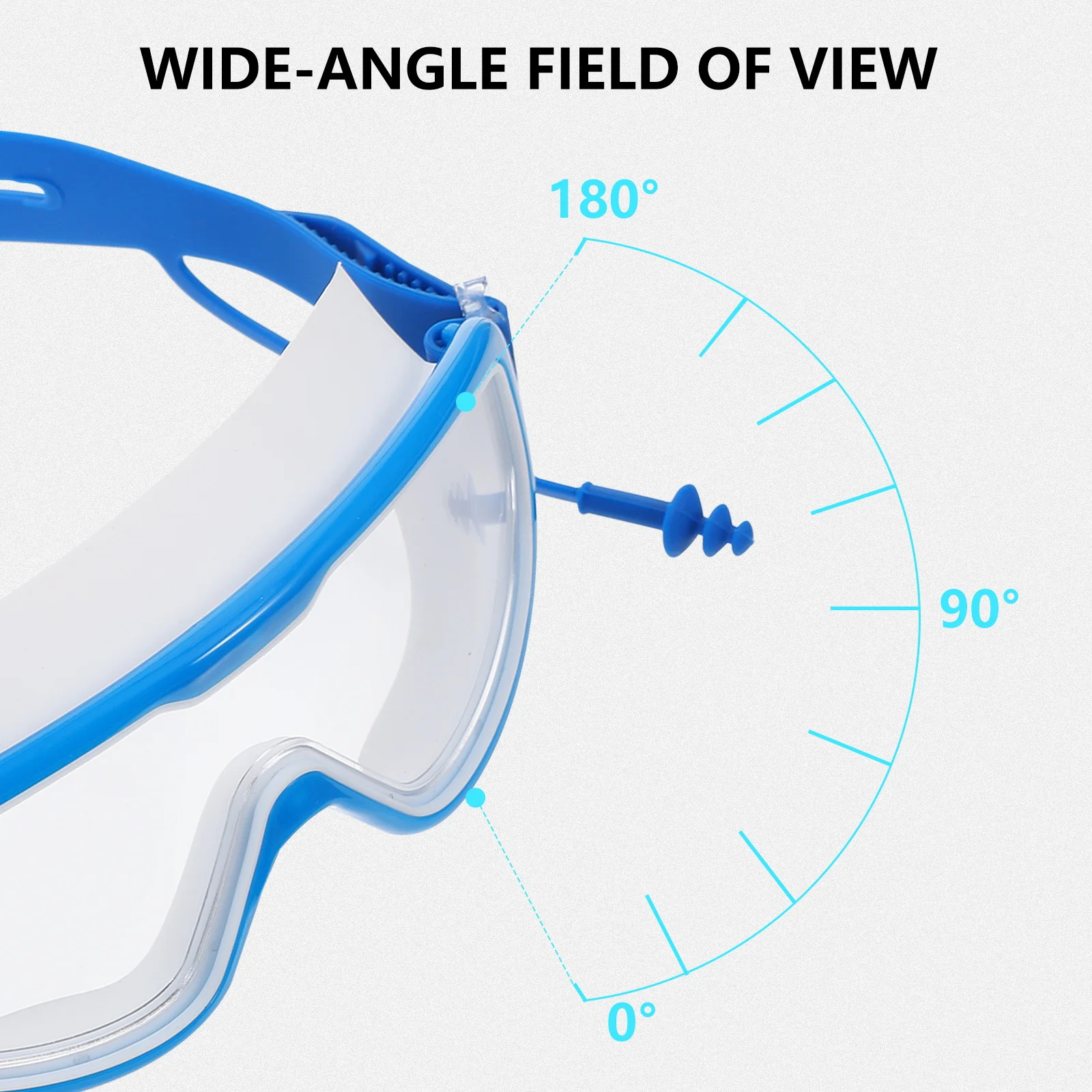 

1Pcs Anti-Uv Waterproof Swim Goggles Big Frame Anti-Fog Silicone Adults Swimming Glasses Comfortable Wide View