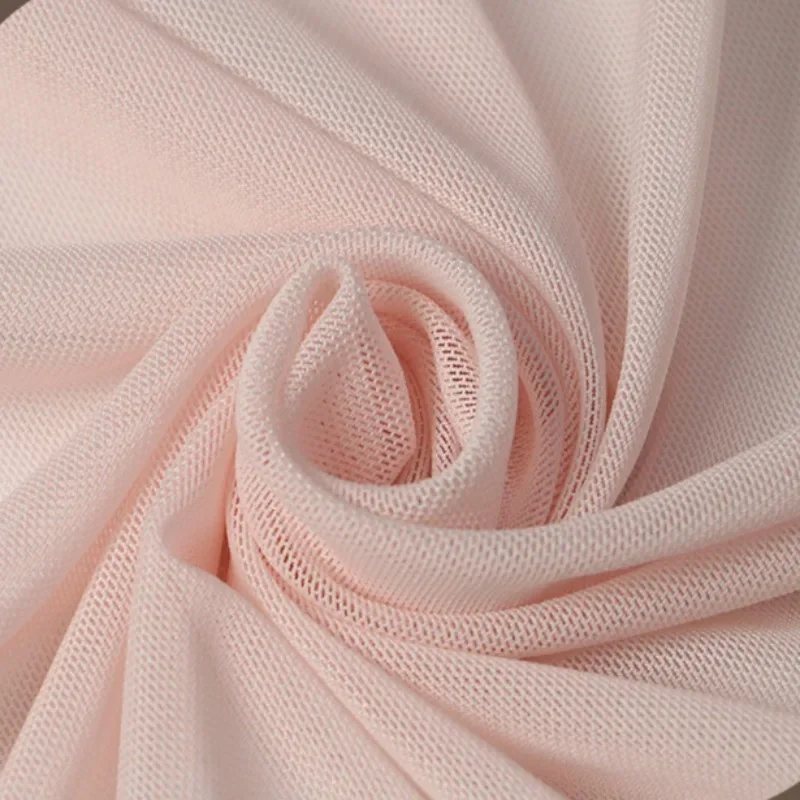 6 Yards 40D Yoga Clothes Spliced with Polyurethane High Elastic Knitted Mesh Fabric 2F-48