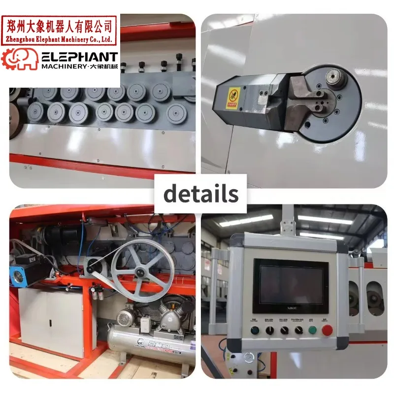 Customized 380v In Stock Fast Delivery CNC Steel Bar Bending Hoop Machine For House Building Engineering