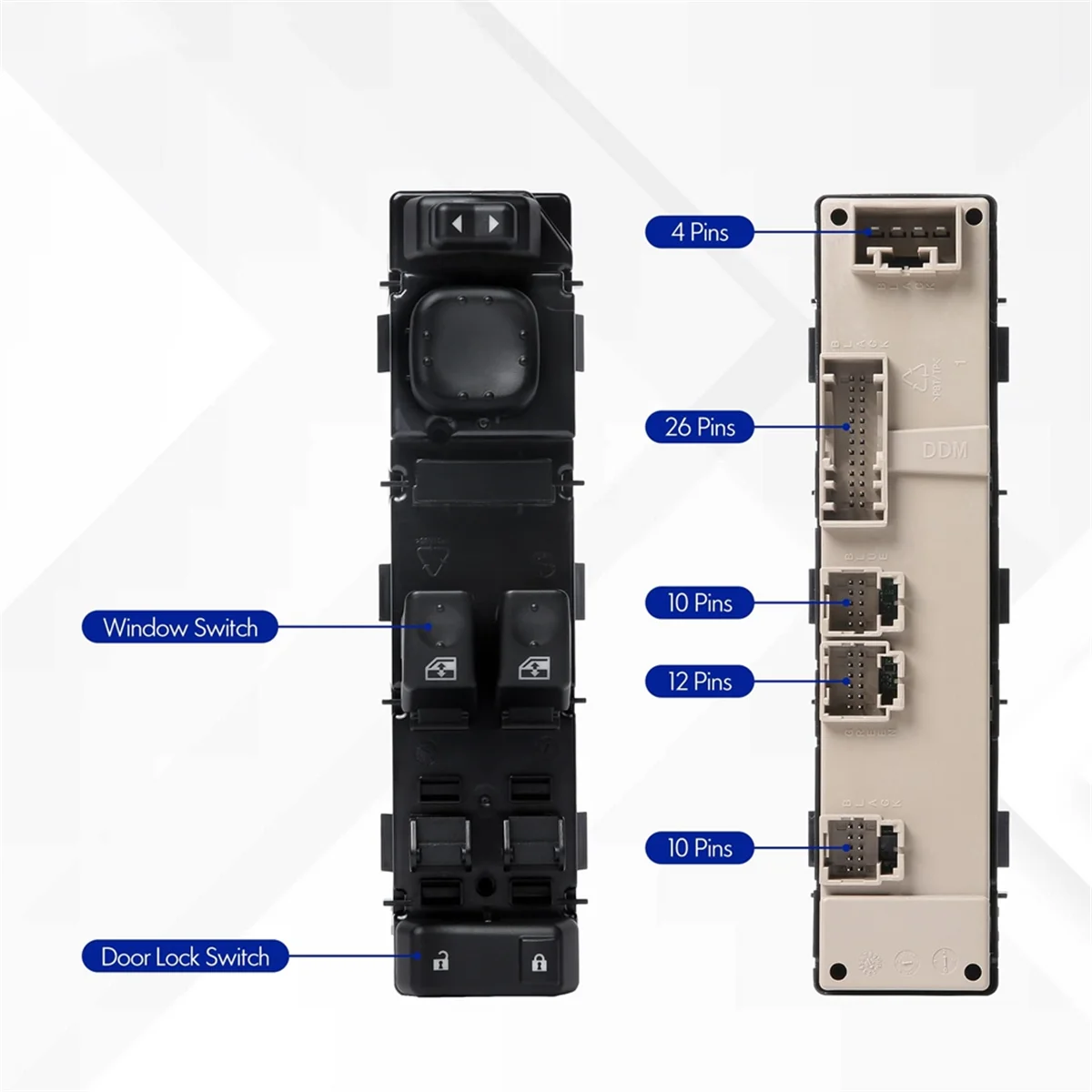 

Better-Driver Side Power Master Window Switch for Chevrolet Silverado GMC Sierra 2003-2007, 920-023 DWS-226 15883318 15109666