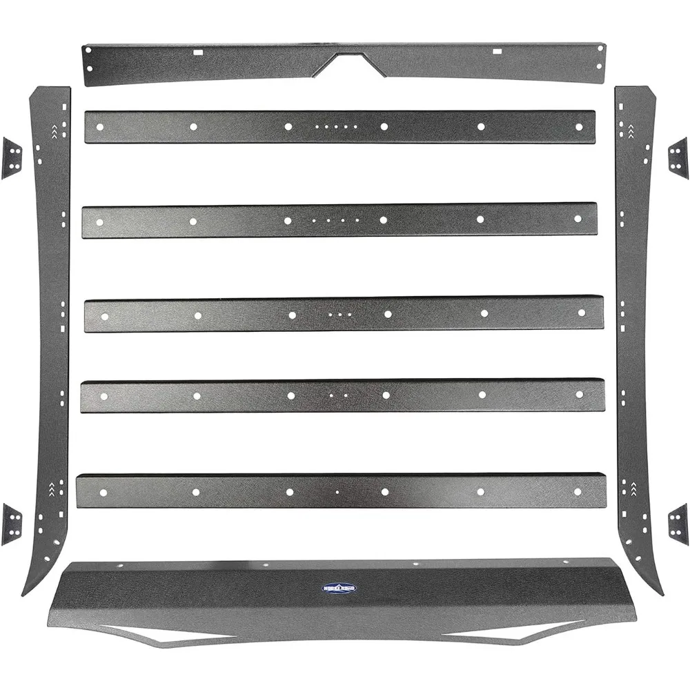 U-Box Tundra حامل سقفي سلة الناقل البضائع ث/أضواء LED متوافقة مع Toyota Tundra Crewmax 2014 2015 2016 2017 2018 2019 2020 #5