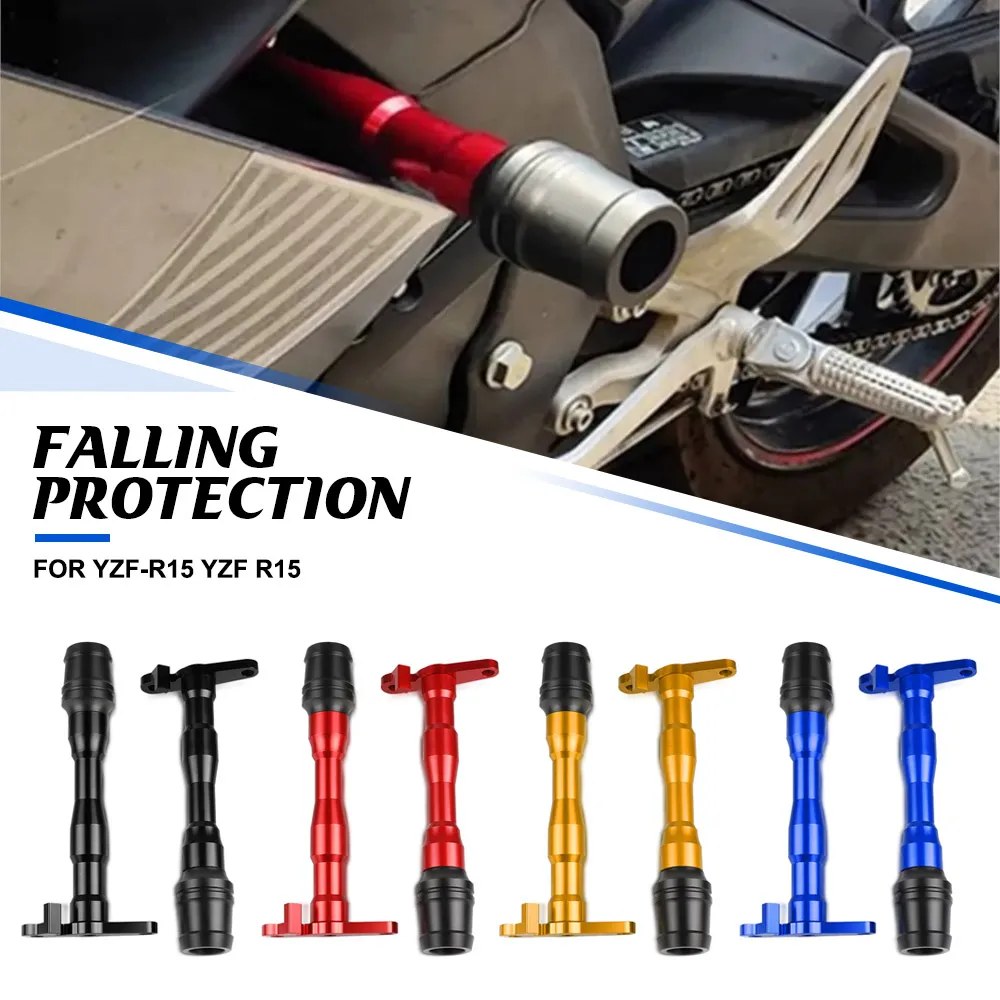 

For YAMAHA YZF-R15 YZF R15 CNC Falling Protection Frame Slider Fairing Guard Anti Crash Pad YZFR15 V3 2017 2018 2019 2020 2021