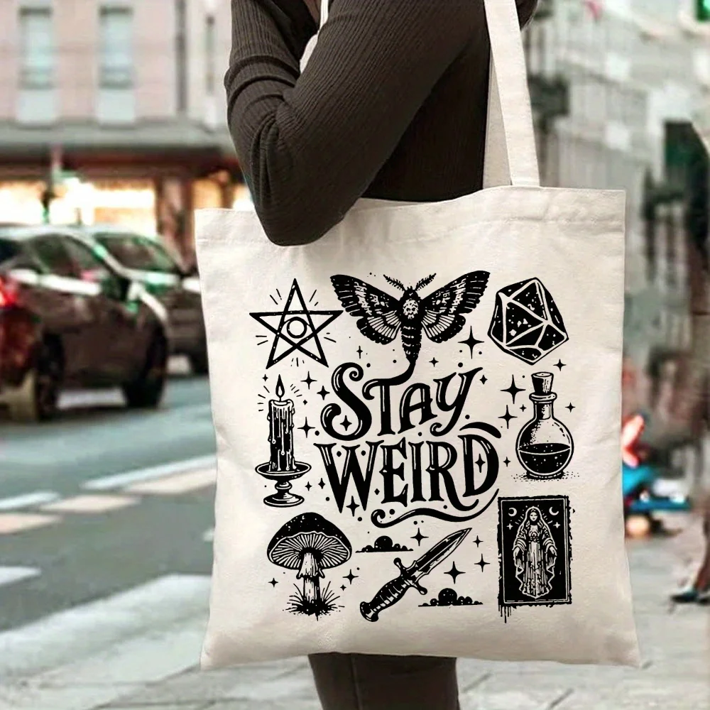 Tote Bag with Urban Street Style & Everyday Use | Large Capacity Shoulder Bag for Shopping, Travel, or School  Top-Handle Bags