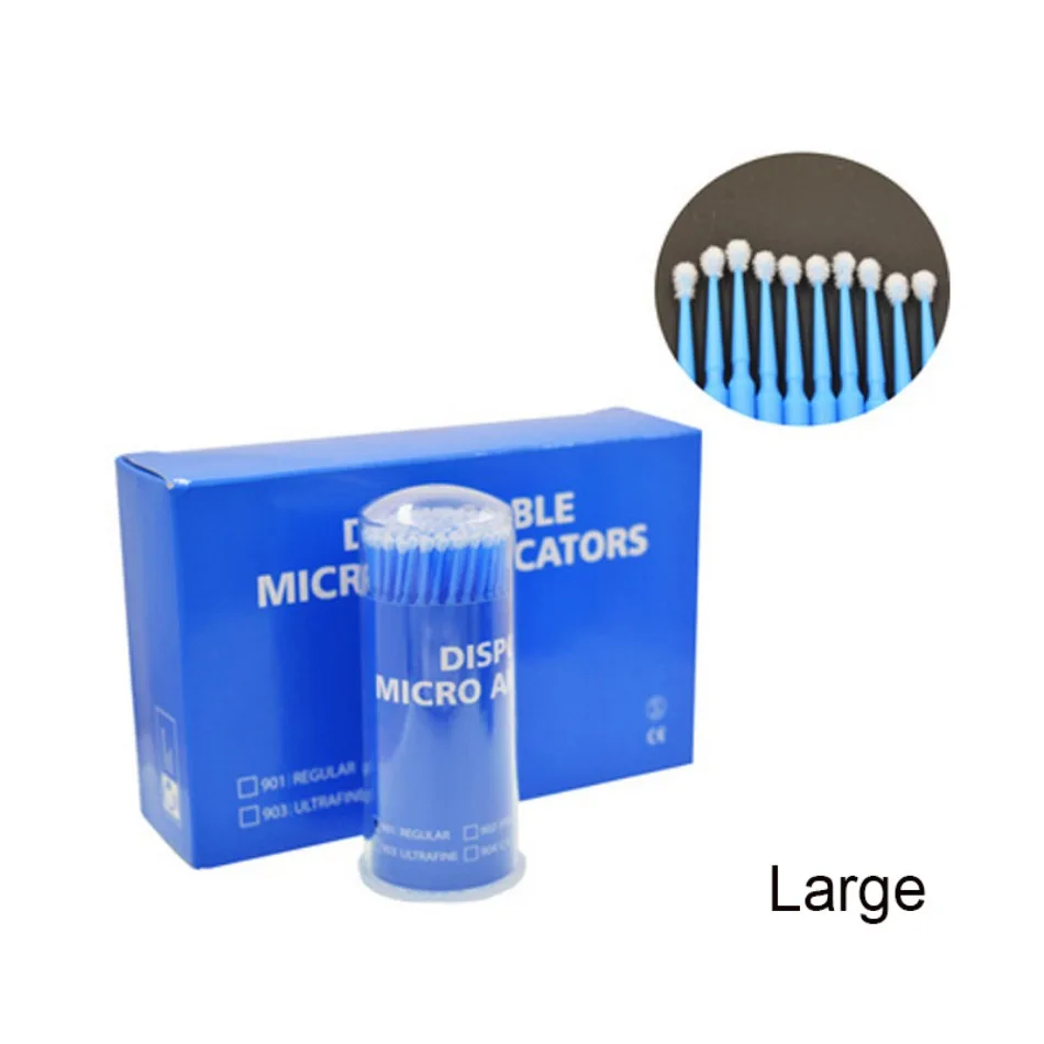 100pcs Dental Disposable Micro Applicator Brush Stick Sticky Tool Bonding Composite