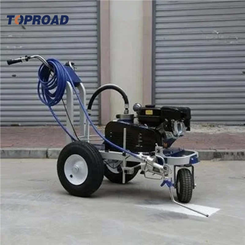 And Long-Lasting Diaphragm Pump Cold Spray Line Marking Machine With High Accuracy IP55 Protection For Road Marking Line