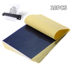 10PCS A4 Tattoo Transfer Paper Tattoo Supplies Carbon Thermal Transfer Paper Tattoo Stencil Copy Tracing Paper Accessory 5/10P