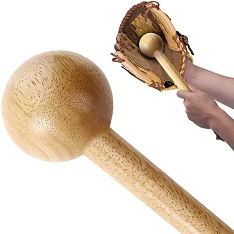 Baseball Mitts Shaper Tool Wooden Long Handle One-Piece Softball For Adult Youth Catchers