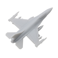 5PCS F-16C Fighting Falcon Resin Fighter Aircraft Battle-plane 1/2000 1/700 1/350 Length 6mm 21mm 42mm Mini Aeroplane Model