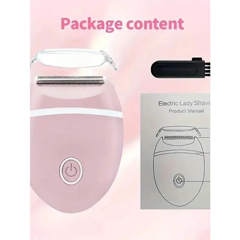 

1 шт. женская электробритва с двумя батарейками 3А (AAA), водонепроницаемая и моющаяся. | косметическое оборудование/портативная бритва