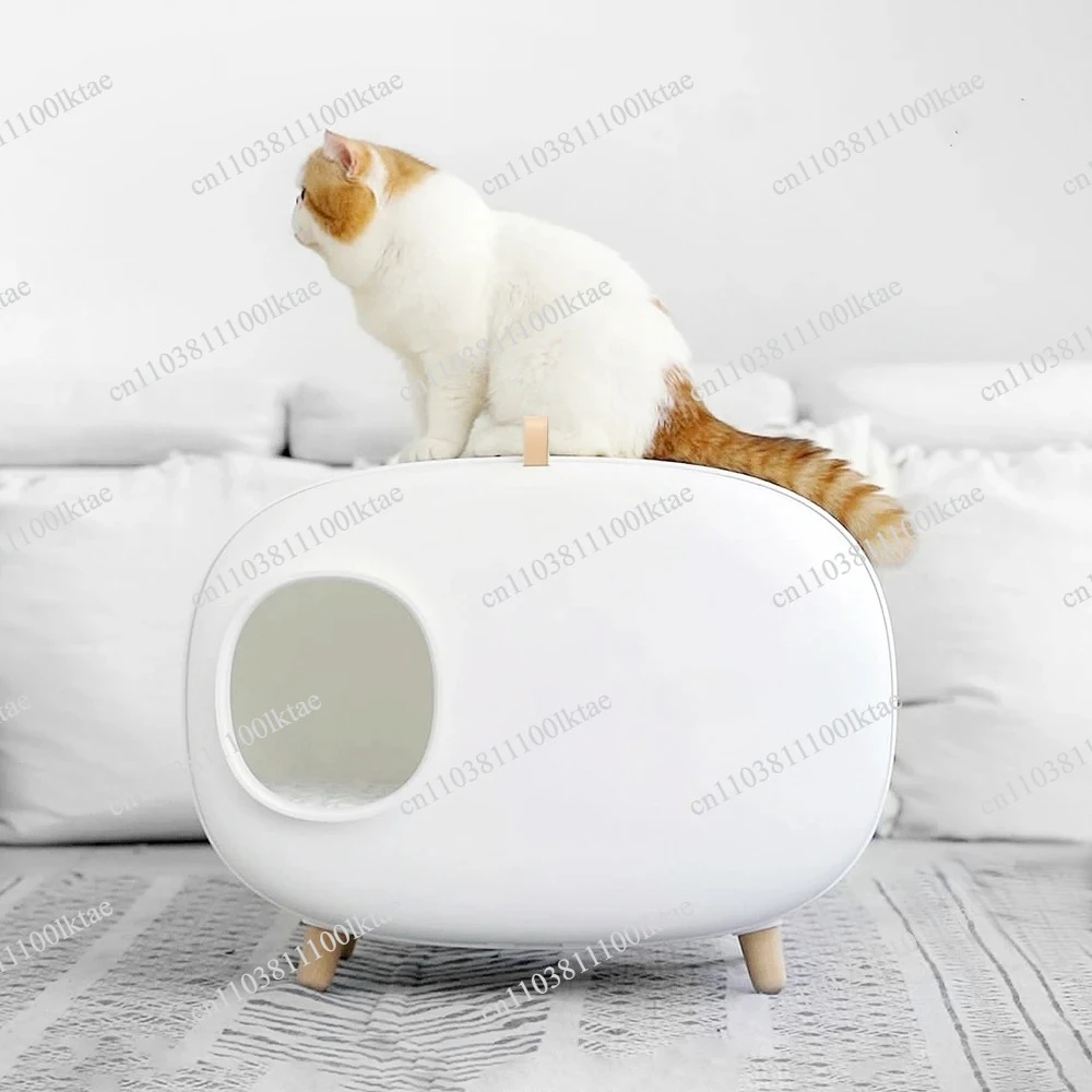 K-STAR 2024 Pet Litter Box Fully Enclosed Poop Tray Toilet Pet Supplies household Kitchen and living room Hot Sale DropShipping