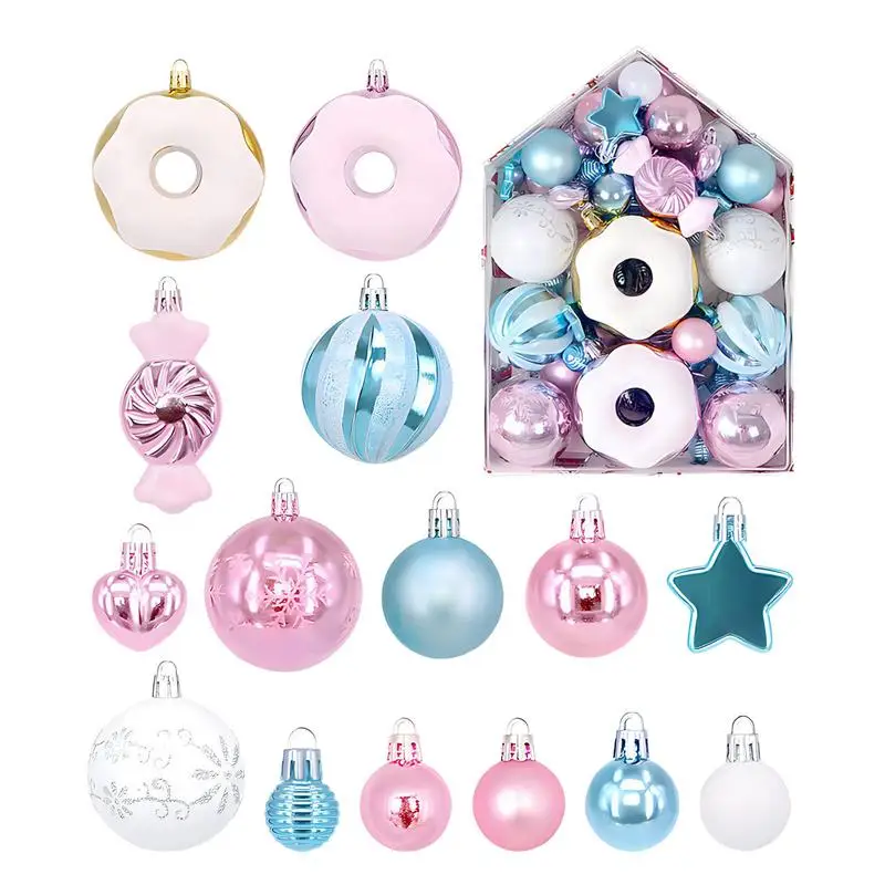 

Christmas tree Ornaments Balls colorful Pendants Shatterproof Decorative Festive And Party Supplies perfect for home wedding