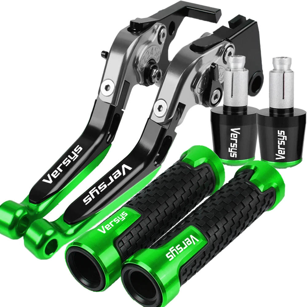 For KAWASAKI VERSYS1000 VERSYS650 VERSYS 650 1000 cc 2015 2016 2017 2018 Motorcycle Brake Clutch Levers Handlebar grip ends Cap view 2