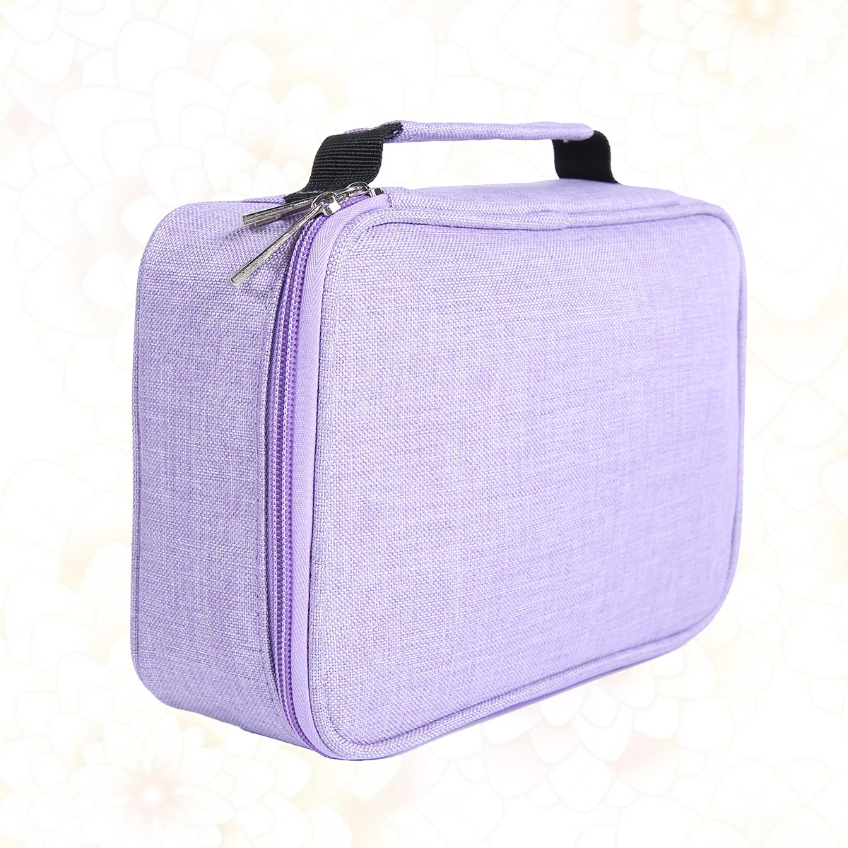 

72 Holes Colored Pencil Bag Case Canvas Girl Bags Drawing Supplies High Capacity