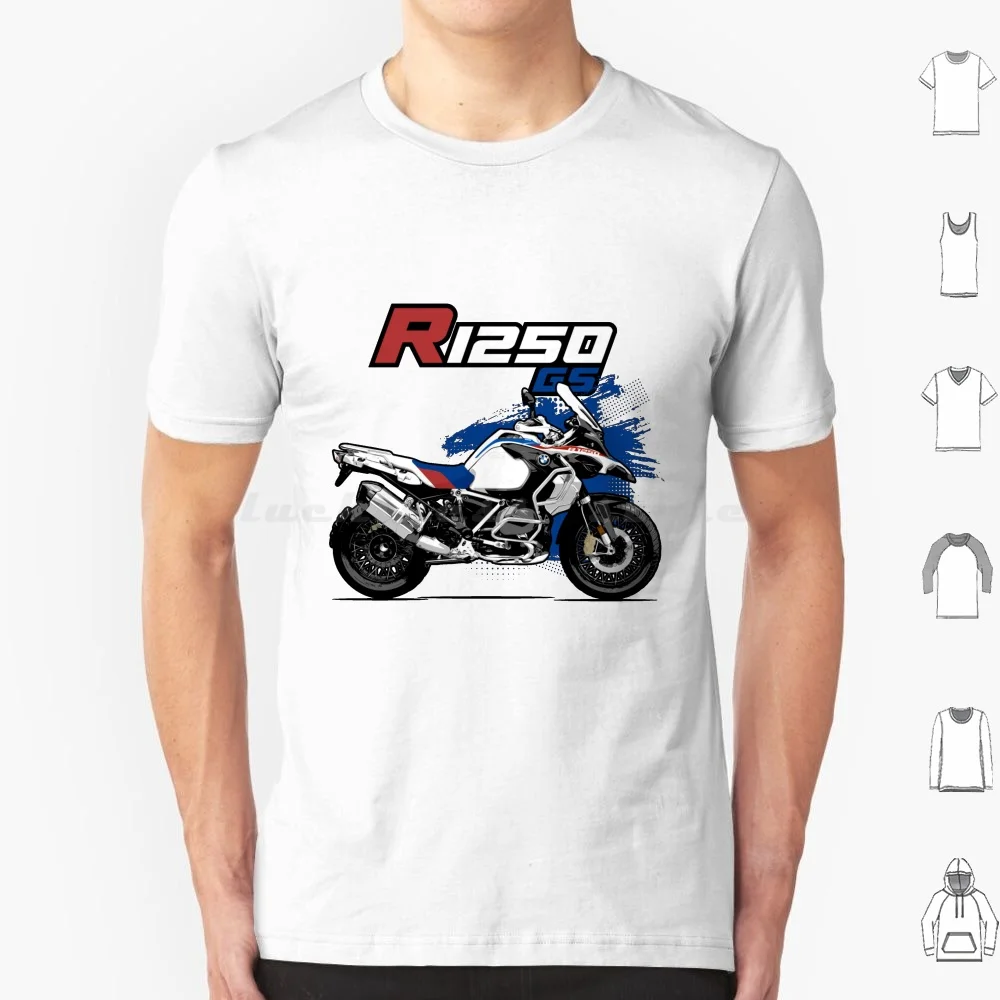 

R 1250 Gs Adventure футболка хлопок для мужчин и женщин DIY принт R1250 R1250gs Gs1250 мотоцикл приключенческий мотоцикл мотоцикл