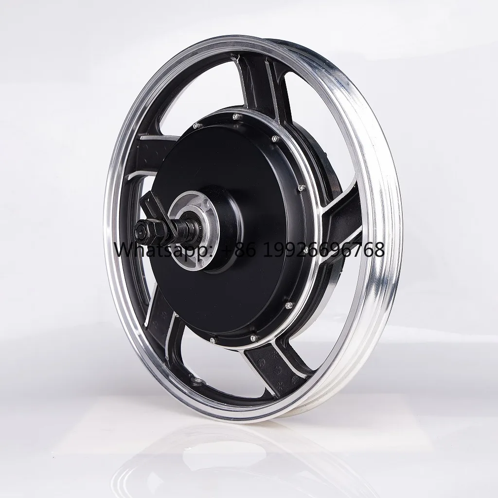 

Оптовая продажа: 17-дюймовый безободковый мотор-колесо 2000 Вт, универсальный бесщеточный двигатель постоянного тока для комплекта электромотоцикла