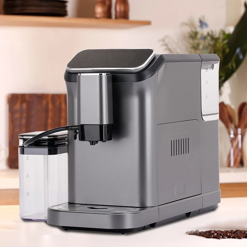 Mcilpoog WS-D5 Automatic Coffee Machine - Smart Wi-Fi , 12 Coffee Varieties, Touchscreen & Built-In Frother/1.5L Tank for Home​