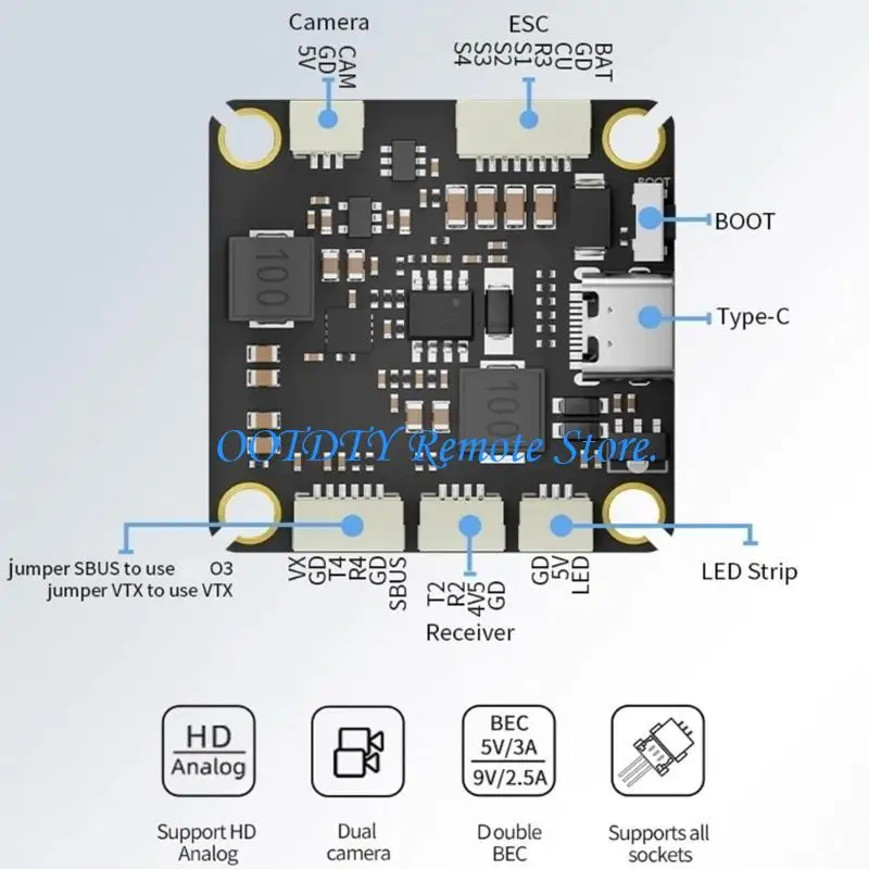 Picture 6: F405 FPV Flight Controller Real Time OSD Display Easy and Durability