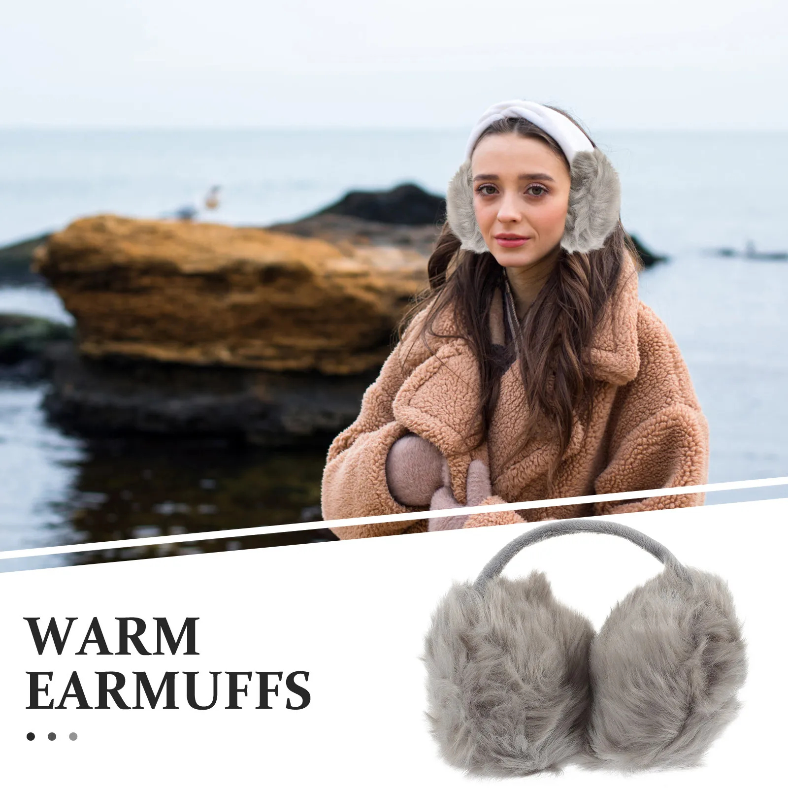 

Earmuff Lovely Winter Cover Windproof Warm Ear Protector Reusable Ear Muffs For Women Men Outdoor Cycling Use