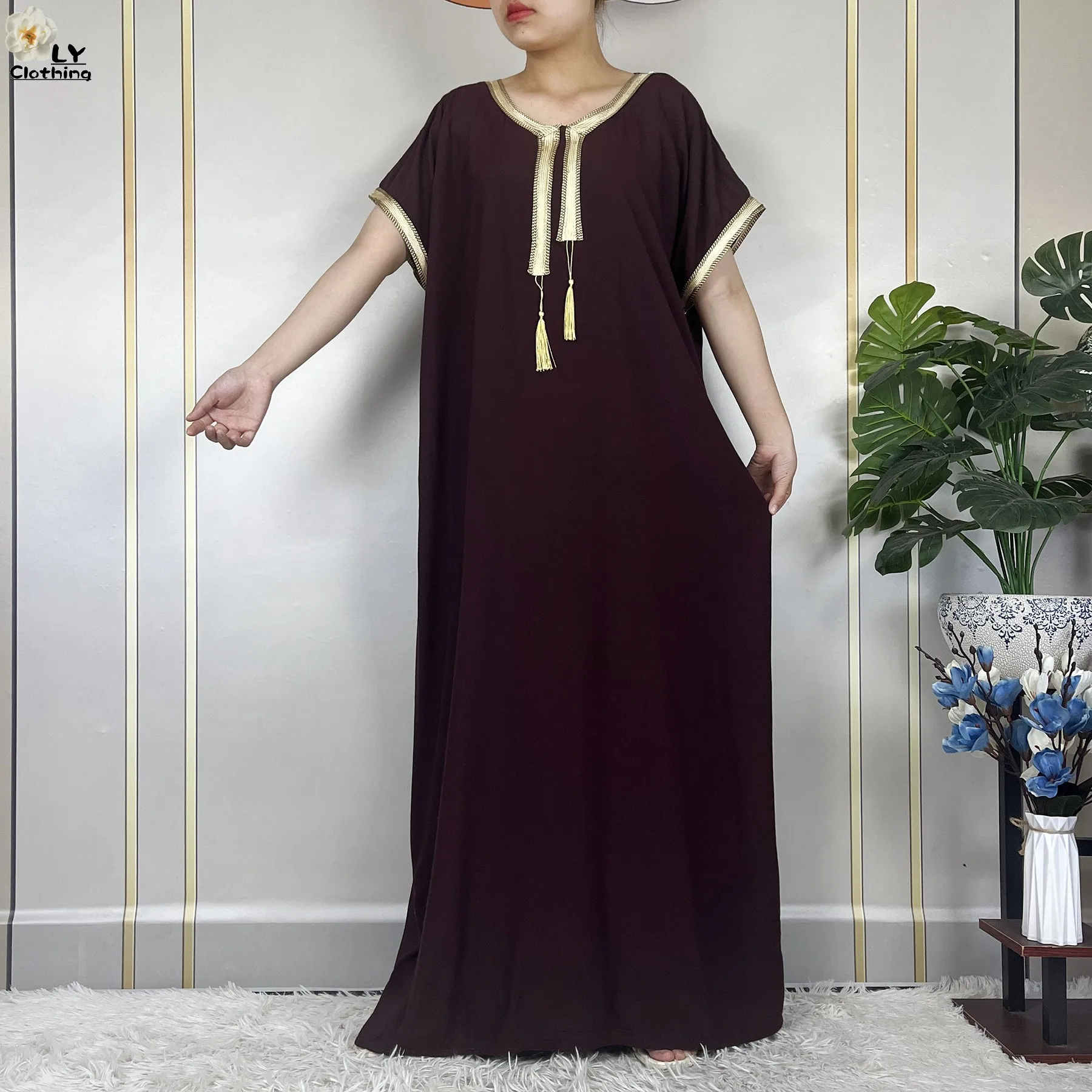 New Summer Kaftan Abaya 2023 African Dresses for Women Traditional Clothing Islam Prayer Attire Turkey Muslim Loose Robe Ramadan