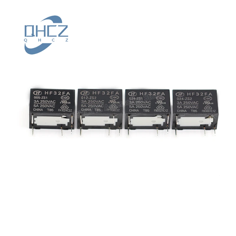 5pcs/lot Relay HF32FA JZC-32FA-005 012 024 -ZS1 ZS2 A set of conversion 5 PIin 3A Relays New and Original In Stock