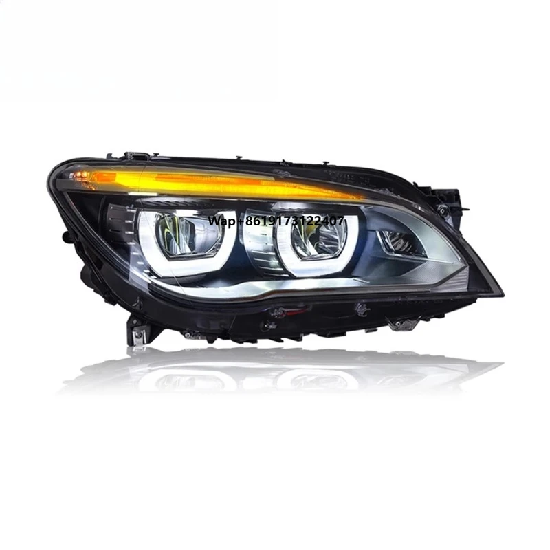 

High Quality for 7 Series F01 F02 LED Strip Angel Eyes Headlights 6000k Color Temperature Auto Lighting Systems Headlamps
