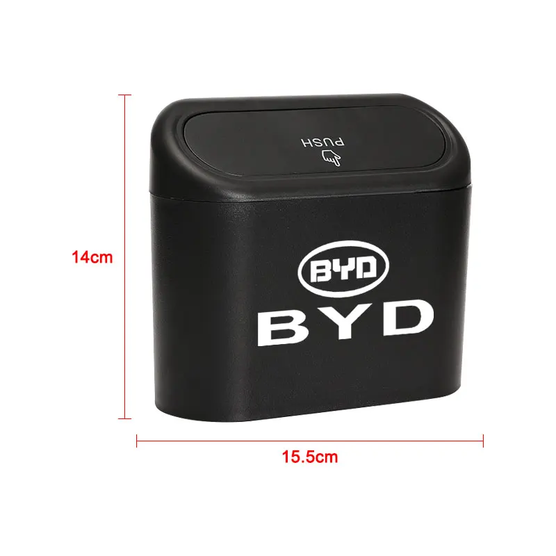 Car Hanging Trash Bin For BYD F3 E6 Yuan Plus Atto F0 G3 I3 Ea1 Song Max Tang Dmi F3 2din 2014 G6 Qin Pro E2 Auto Accessories